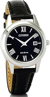 CITIZEN Damen Analog Quarz Uhr mit Leder Armband FE1081-08E