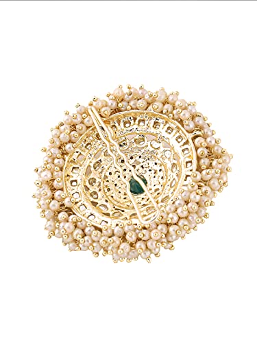 Kundan and Beads Studded Ambada Juda Pin