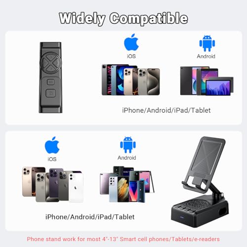 AIKELA AIKELA Bluetooth Speaker with Video Scrolling Remote and Phone Stand YX01,YK01 の商品画像 6