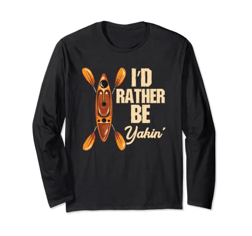 Kayak Kayak regalo divertido retro diciendo que yo prefiero ser Yakin' Manga Larga