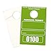 Juvale Green Parking Permit Hang Tags - 100 Pack, 3.15 x 4.75 in, Laminated - Visitor Parking Passes & Rearview Mirror Tags