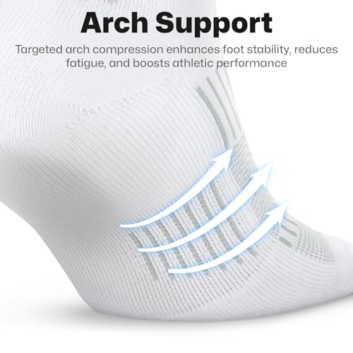 PAPLUS Ankle Running Socks 5 Pairs, Athletic Cushioned Anti-Blister Low Cut No Show Sports Socks for Men Women4