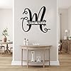 Split Letter Metal Monogram Custom Signs Outdoor Metal 16 Gauge Metal Name Sign Family Sign Wall Decor Durable Metal Sign Personalized Wedding Gift