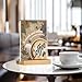 MaxGear L/T Shape Acrylic Sign Holder, 5 X 7 Clear Table Display Stand with Wooden Base, Flyer Menu Holder Photo Frames Paper Stand for Office, Wedding, Restaurants, Hotels 6 Pack