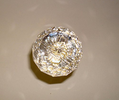 Image of B&P Lamp 2 1 /4 inch Crystal Finial W /Nickel Finish Base