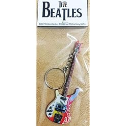 Porte-clés guitare basse Rickenbacker 4001 Paul Mccartney The Beatles - Les Beatles, Paul McCartney, John Lennon, RIngo Starr, George Harrison Porte-clés guitare basse Rickenbacker 4001 Paul Mccartney The Beatles – Image 2