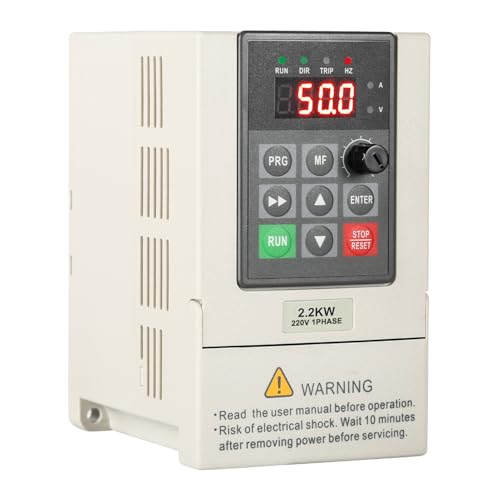 Jadeshay variador de frecuencia monofasico variador de frecuencia 220 a 380 monofásico de Entrada 220V a Salida trifásico 380V inversor VFD para Control de Velocidad de Motor de 2,2 kW