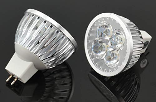 Ctkcom 5 Watt Mr16 Led Bulbs 85~265V (6 Pack), G5.3 Led Spotlight Equal To 50W Halogen Bulbs 3000K Warm White 400Lm Spotlight For Landscape Accent Recessed Track Lighting Bulbs，Non-Dimmable. #TOP2