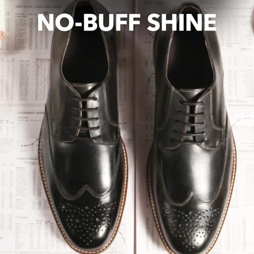 KIWI Instant Black Shoe Polish and Shine, Use on Shoes, Boots, and Furniture, Black, 75mL - 5