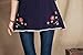 Ashir Aley Girls Embroidered Peasant Tops Mexican Bohemian Blouses Navy Blue Medium/8-10
