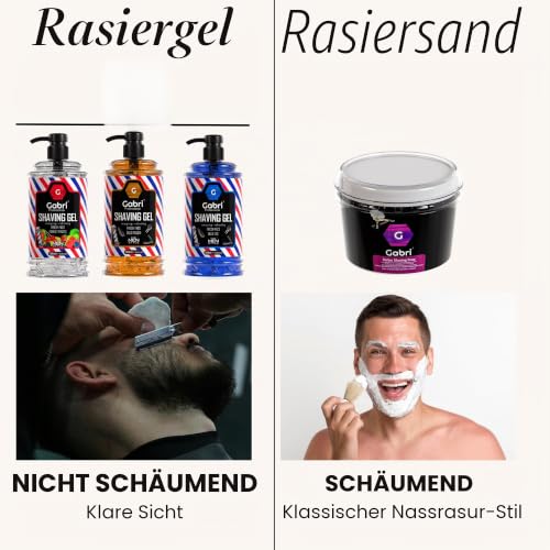 Gabri Rasiergel Shaving Gel | Legendärer Frische-Effekt und Perfektes Rasiergel für Ein Frisches Gesicht… – Ansicht 2