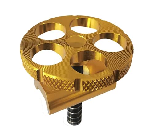 Charnière Brompton titane aluminium doré : pièce de rechange vélo pliant - 4