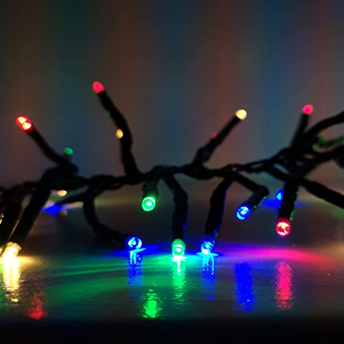 Premier 1536 LED 9m Christmas Outdoor 8 Function Cluster Brights Multicoloured