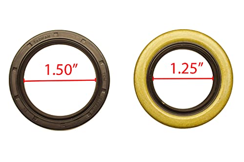 Trailer Hub Assembly (Bt-150-22-A-Bbc) - 1-1/16 Inch I.d. Bearings - With Chrome Bearing Protectors & Bras #TOP3