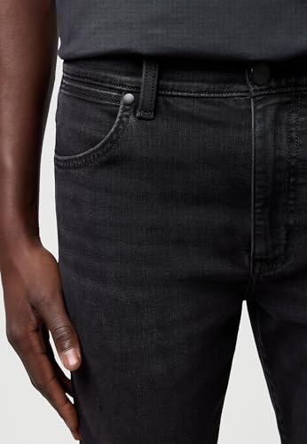 Wrangler - Jeans Herren - Slim Tapered Fit - Larston - Black Fog – Ansicht 6