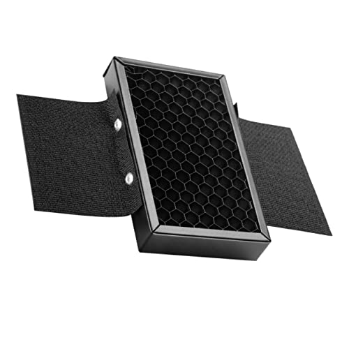 TEHAUX Quick Release Hood Honeycomb Grid Flash Diffuser Light Diffuser for Photography