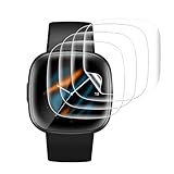 Carantee Lot de 4 films de protection d'écran en TPU pour Fitbit Sense/Sense 2/Fitbit Versa 3/Versa 4, ultra transparent, souple, anti-bulles, verre de protection anti-salissure pour Fitbit Sense Carantee Lot de 4 films de protection d'écran en TPU pour Fitbit Sense/Sense 2/Fitbit Versa 3/Versa 4, ultra transparent, souple, anti-bulles, verre de protection anti-salissure pour Fitbit Sense