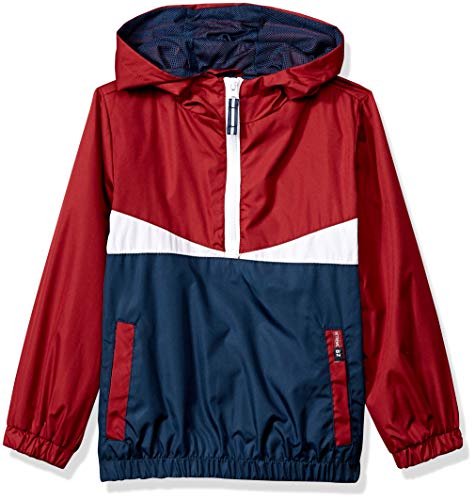 iXtreme Boys Little Pullover Windbreaker, Burgundy, 5