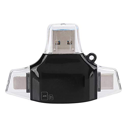 Audio/Video/Imagen/Archivo Lector de Tarjetas 4 en 1 Lector de Tarjetas OTG Ranura para Tarjetas SD TF para 5.1