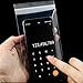 100 Pcs Transparent Mobile Phone Dust Bag, Zipper Reclosable Plastic Bags,5 Mil, iPhone Dust Protector Cover, Phone Bag Compatible with iPhone 15/14/13 Pro MAX Samsung + More Up to 7 Inches