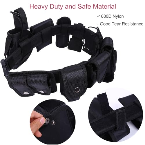 Tactical Belt Set for Men Military Adjustable Nylon Work Belt with Heavy Duty Quick Release Buckle for Outdoor4