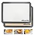 Produktbild Silicone Baking Mat Set of 2 - Non Stick 2 Half Sheet Sets (Thick & Large 11 5/8" x 16 1/2") - Reusable, Non-Toxic, BPA Free Rolling Pan and Cookie Sheet Liners, Cooking Supplies and Accessories