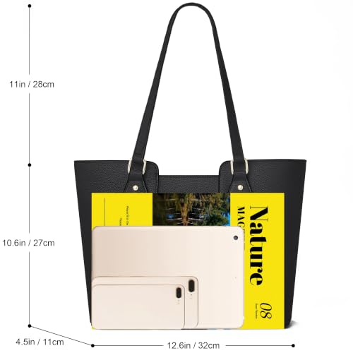 Image of CHICAROUSAL Tote Handbags Purses for Women PU Leather Womens Shoulder Bag | Large Tote Bag for Women, Shoulder Purse, Vegan Leather Purses for Women, Women's Handbags