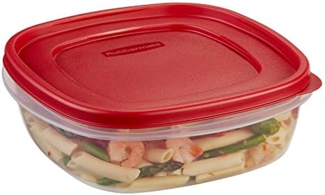 Rubbermaid Easy Find Lids Food Storage Container, 9 Cup, Racer Red
