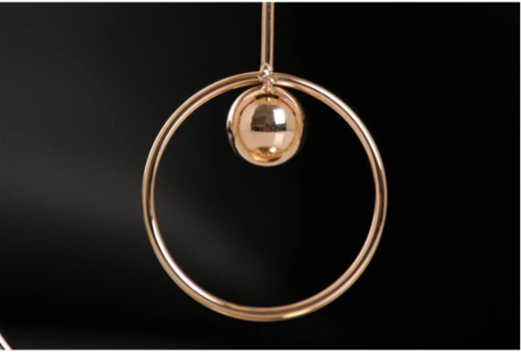 Clock Mute Desktop Quartz Watch Living Room Decorative Clock(E)