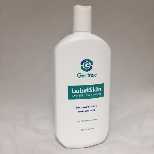 Geritrex Lubriskin Dry Skin Care Lotion, Fragrance Free, Lanolin Free - 16 oz