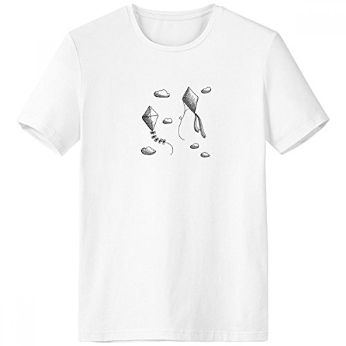 T-shirt cerf-volant peint multicolore idéal pour le sport et les loisirs
