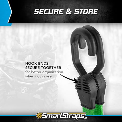 SMARTSTRAPS 330 Green 24\" Bungee Cord, 2 Pack