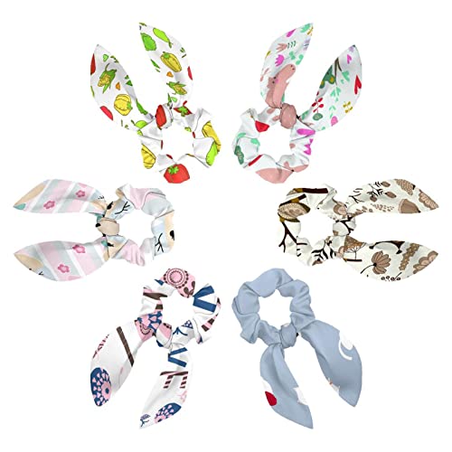 Chouchous pour cheveux avec nœud élégant, foulard long pour coiffure été et sorties plage