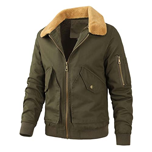 Veste polaire homme zippée mode d'hiver chaude couleur unie