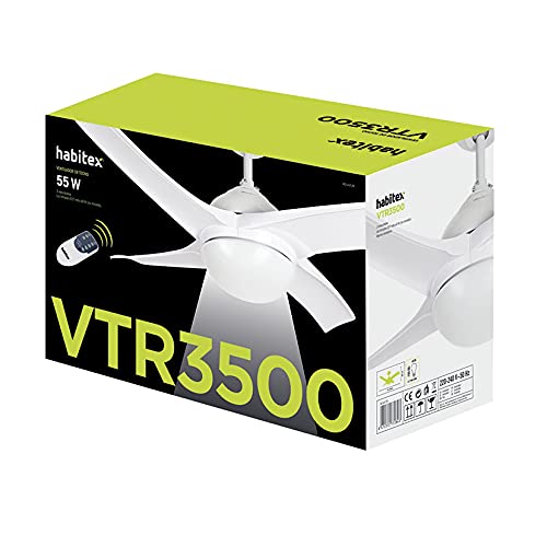 Habitex Ventilador techo. m.vtr 3500. mdo. d