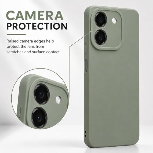 Image of FIRST MART Matte Silicone Back Cover for AI+Pluse 2 - Green