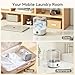 Underwear Washing Machine, 4L Mini portable washing machine, Socks, Baby Clothes, Upgraded Deep Cleaning in Apartments, Dorms, Travel, Quiet USB-Powered Operation