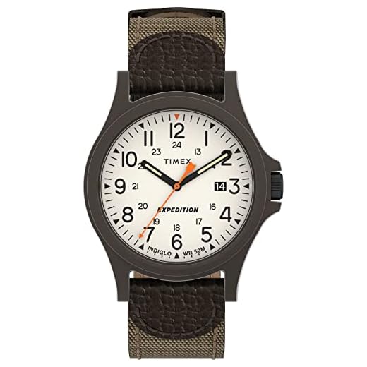 Timex Expedition Acadia - Reloj para hombre de correa de cuero de 40mm TW4B23700