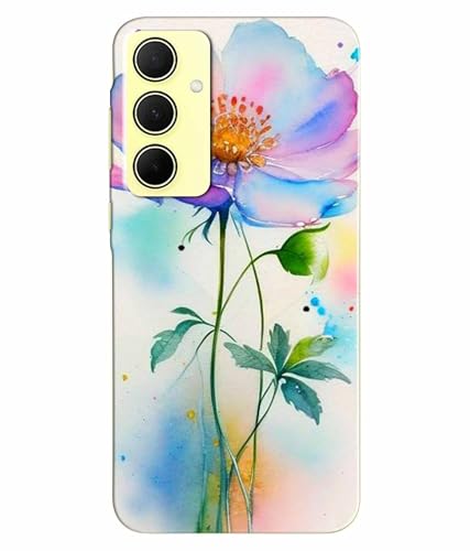 Image of Printed Hard Back Case Cover & Compatible for Samsung Galaxy A35 5G | Samsung A35 5G | Rose Painting Art (Multicolor) - D1204