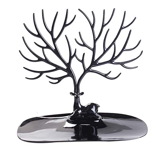 Bastel Express - Soporte para Joyas (25 x 23 cm), Color Negro