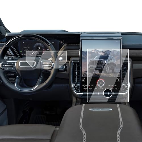 Protection d'écran GMC Yukon 2025 en verre trempé 9H pour écrans 16,8 et 11 pouces