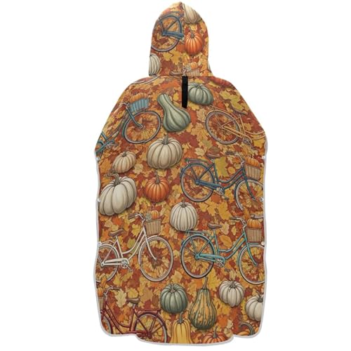 Serviette à capuche poncho de surf adulte peignoir à langer de plage homme - 3