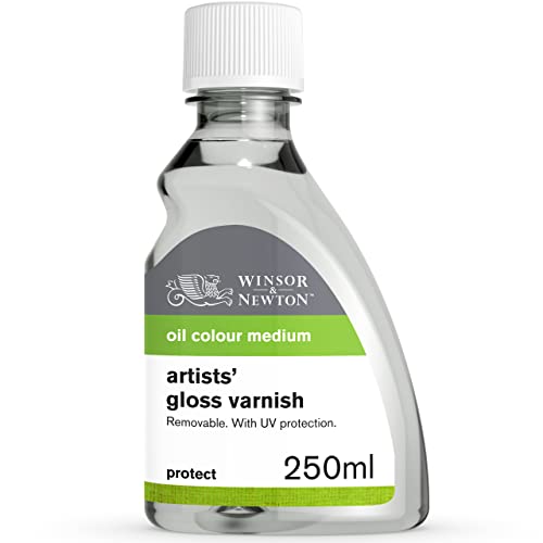 Winsor & Newton Professional Artists' Gloss Varnish, 250ml (8.4-oz) Bottle