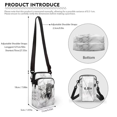 Image of Xpyiqun Small Crossbody Bag Women Phone Purses Sling Shoulder Handbag Cross Body Pouch Wallet Bags
