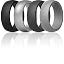 Pack M: Charcoal Black, Metallic Ice Silver, Graphite Grey, Stone Grey