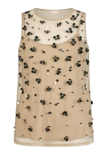Débardeur beige Liu Jo premium top WA6310 J3860 d'une douceur infinie