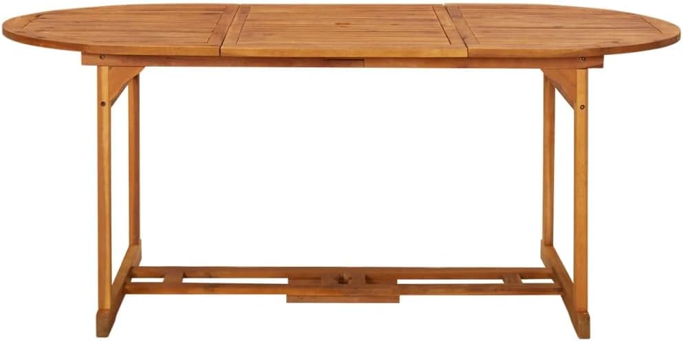 Balcony Tables Casual Tables Patio Tables Dining Tables Outdoor Side Tables Outdoor Balcony Coffee Tables Patio Tables Garden Tables Patio Dining Table 70.9"x35.4"x29.5" Solid Acacia Wood