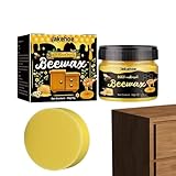 DAWCBVJQ Acondicionador para Muebles de Madera | Brillador Y Limpiador 80g Con Esponja | Limpiador para Gabinetes de Madera con Esponja - Muebles De Salón Y Hogar