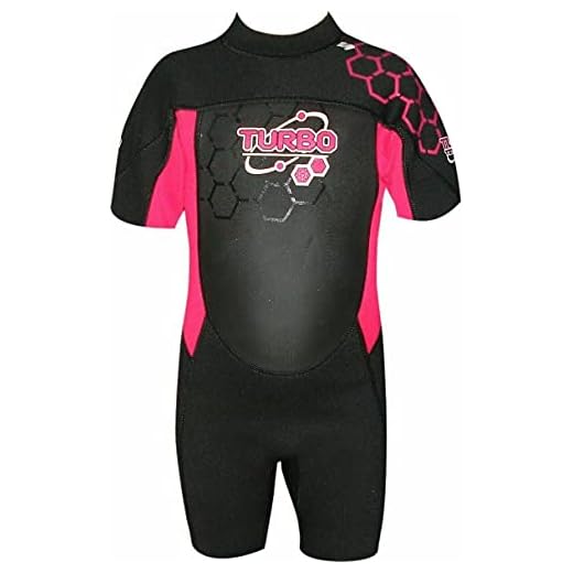 TWF Kinder Turbo Kids Shortie Neoprenanzug, Rose, Size K09
