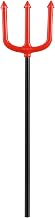 SEWACC Devil Plastic Demon Prop Pitch Fork Halloween Cosplay Accessory for Adults